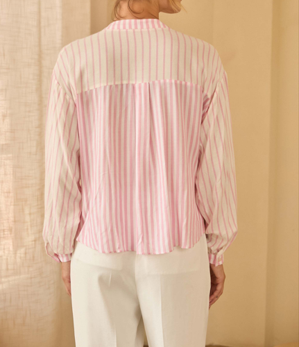 Stripe Twist Blouse