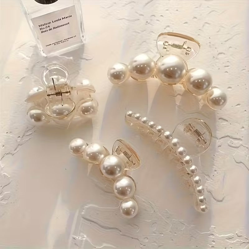 Pearl Hair Clip Bundle