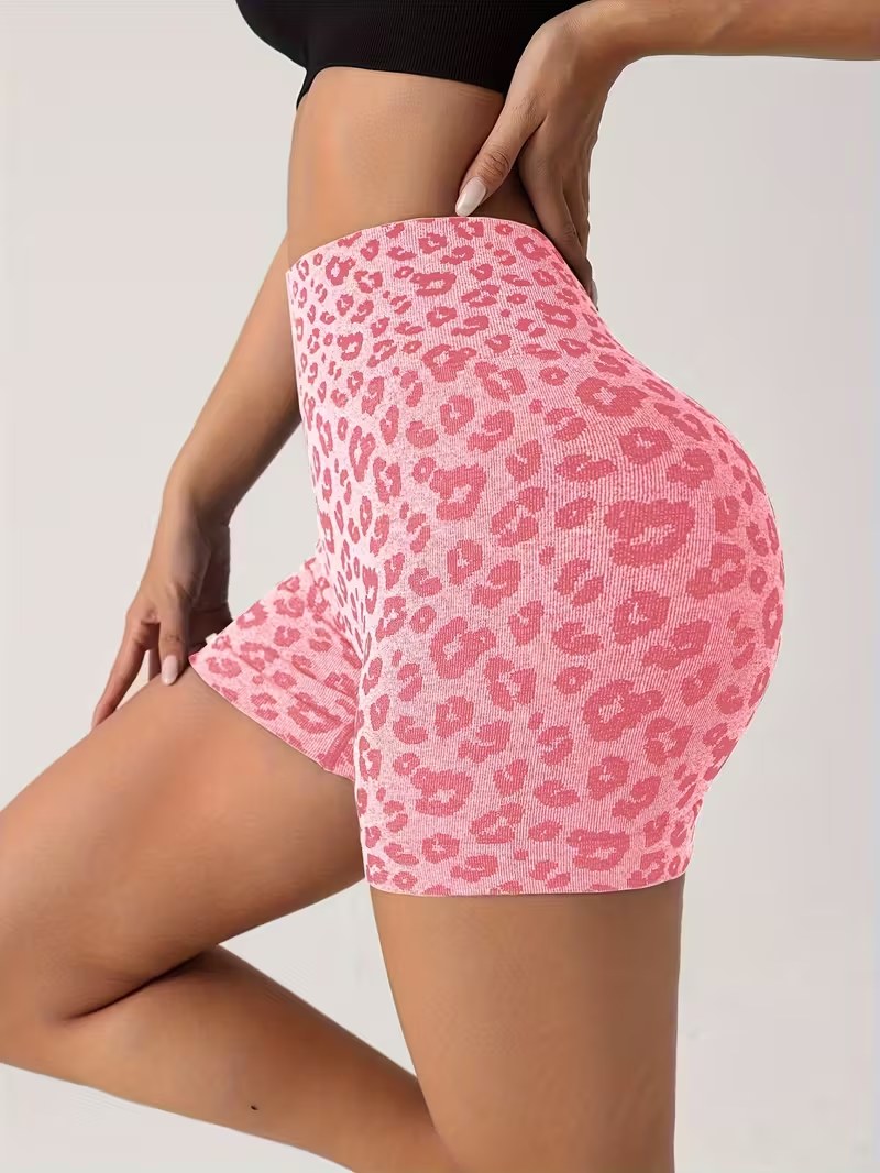 Leopard Athletic Shorts