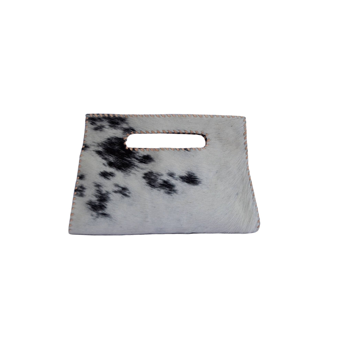 Mia Clutch in Cowhide Hairon Leather