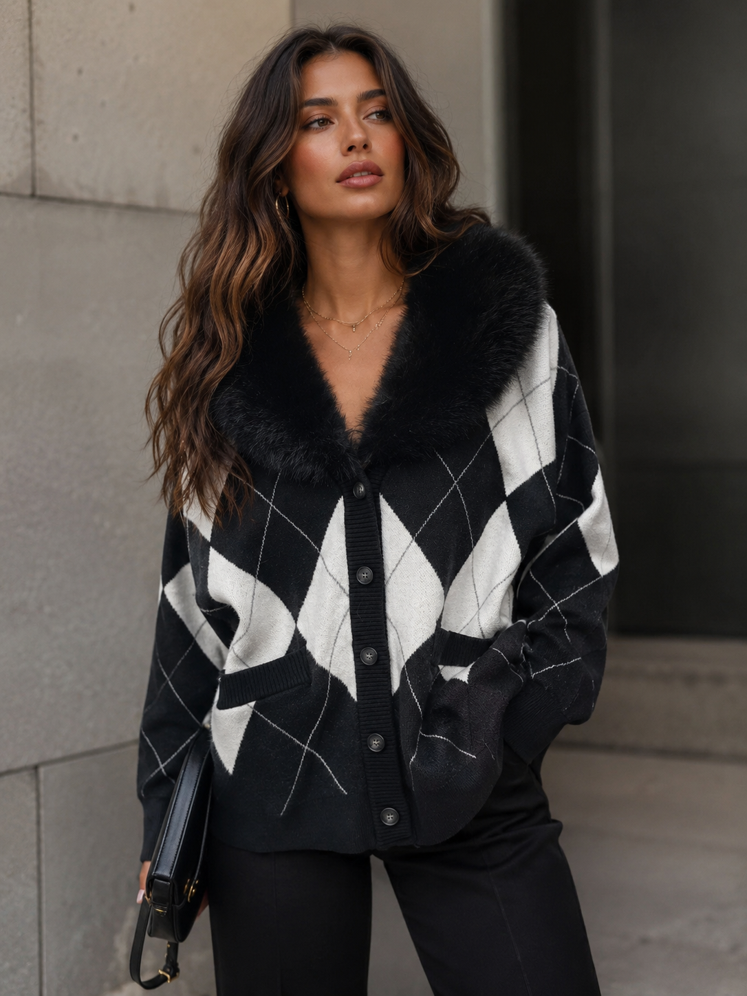 Aspen Fur Cardigan