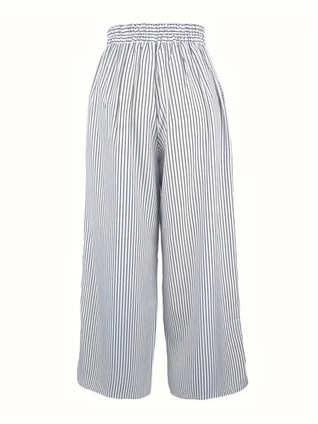 Stripe Wide Leg Pant