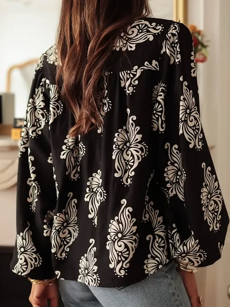 Lace Paisley Blouse