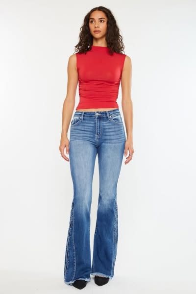 Frayed Hem Jeans