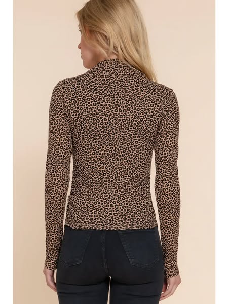 Rouched LEOPARD Top