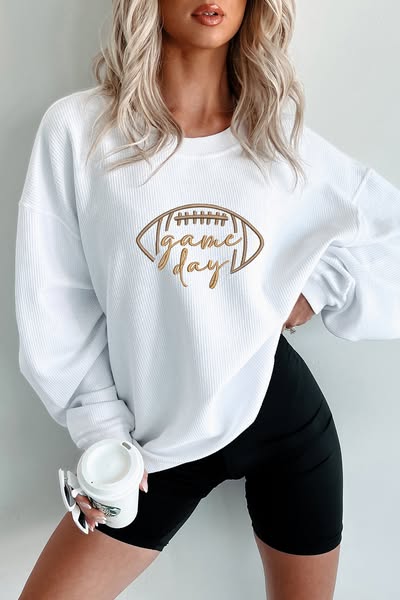 Mini Rib Gameday Sweatshirt