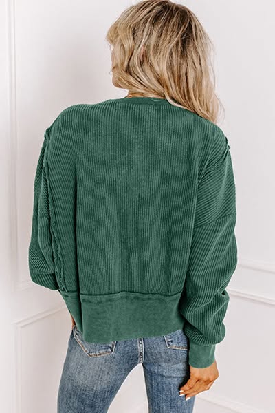 Mineral Rib Pullover