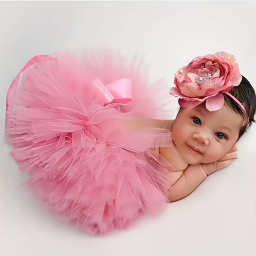 Newborn Tutu Headband SET