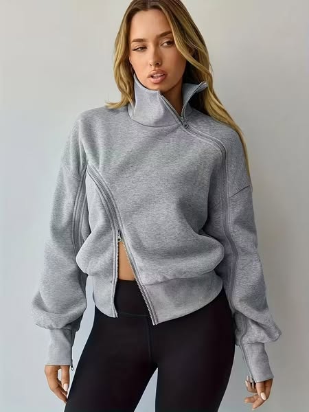 Zip Sleeve Sweatshirt