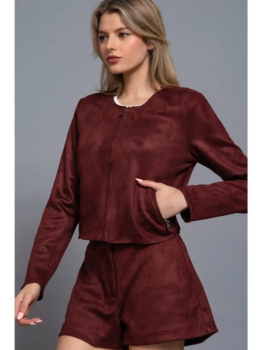 Soft Vegan Ultra Suede Jacket