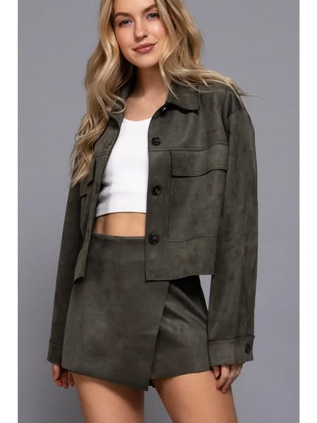 Vegan Ultra Suede Jacket