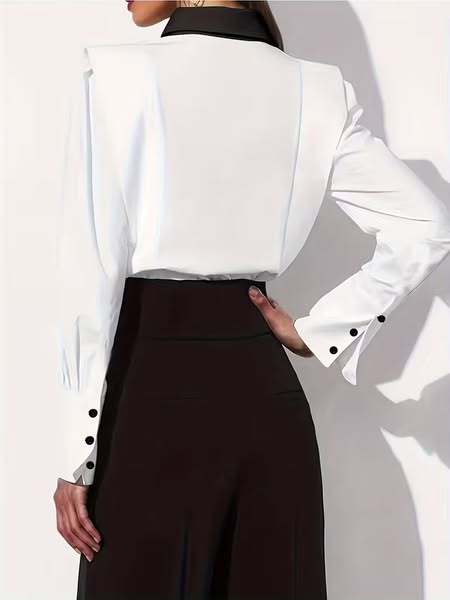 Crisp White Blouse