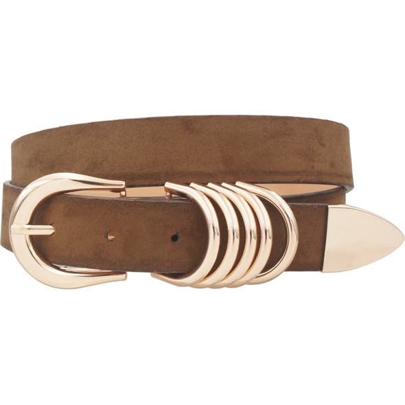 Greer Stacked Buckle Belt