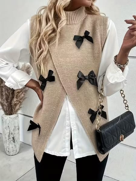 Chic Bow Vest