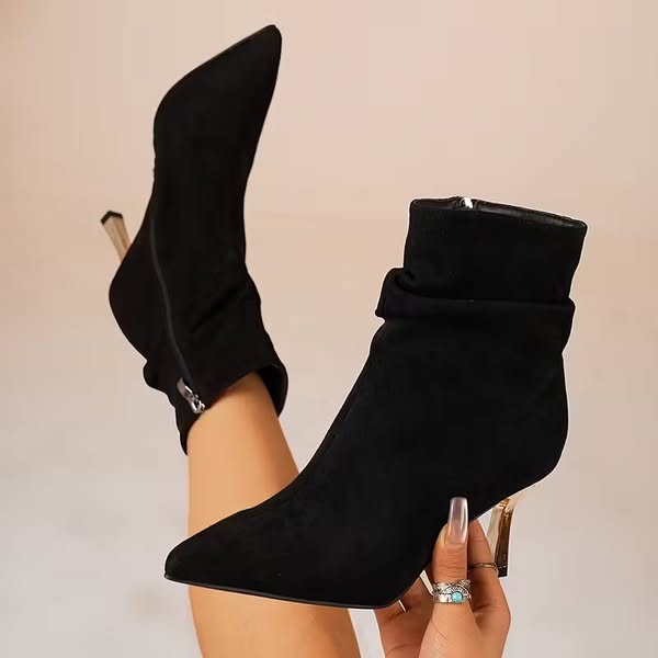 Vegan Suede Booties