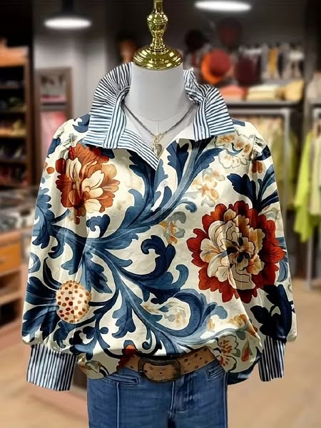 Fall Tone Blouse