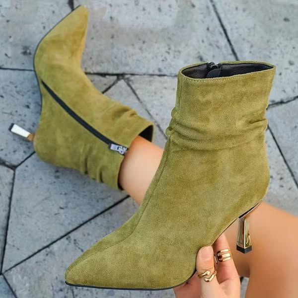 Vegan Suede Booties