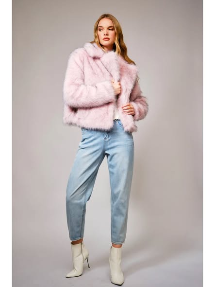 PINK Fur Jacket