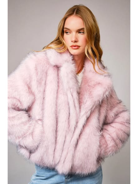 PINK Fur Jacket
