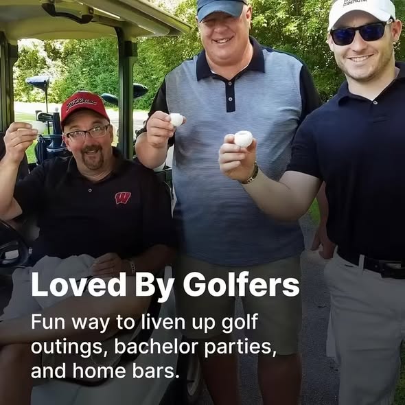 Booze Golf Balls (3)