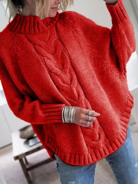 Cableknit Oversized Sweater