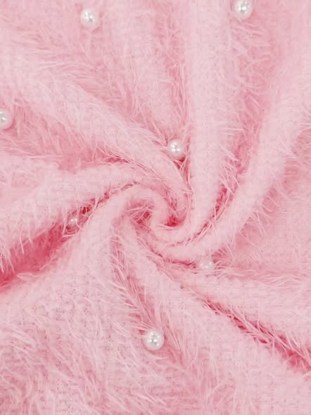 Fuzzy Pearl Sweater