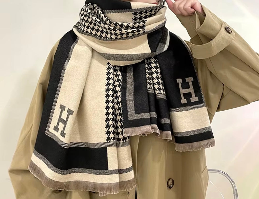 Luxe Knit Designer Scarf