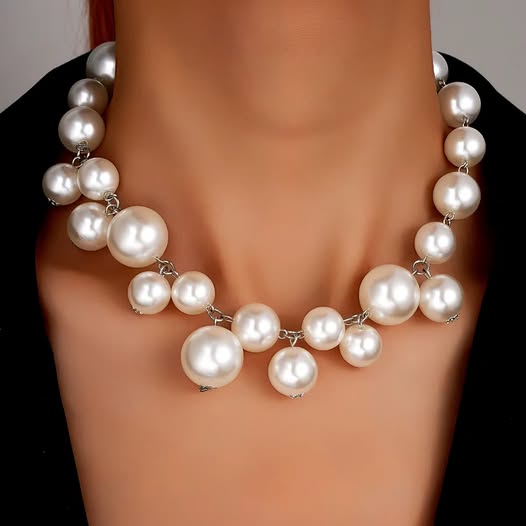 Pearls Statement Necklace