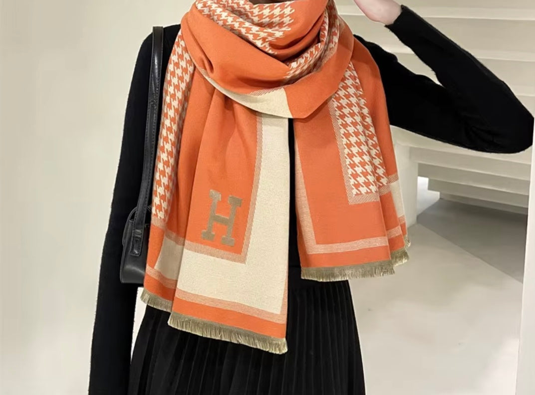 Luxe Knit Designer Scarf