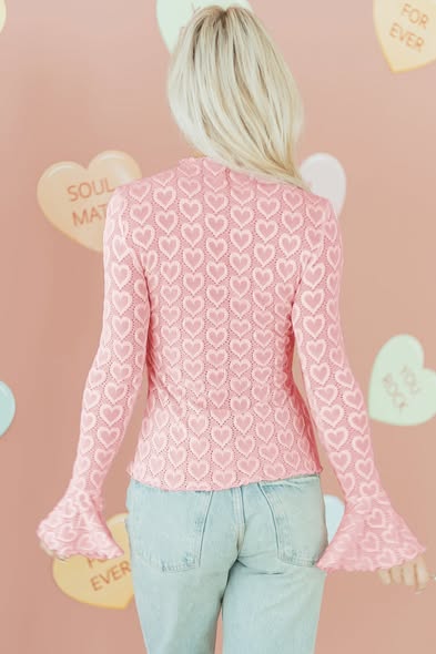 Heart Lace Top
