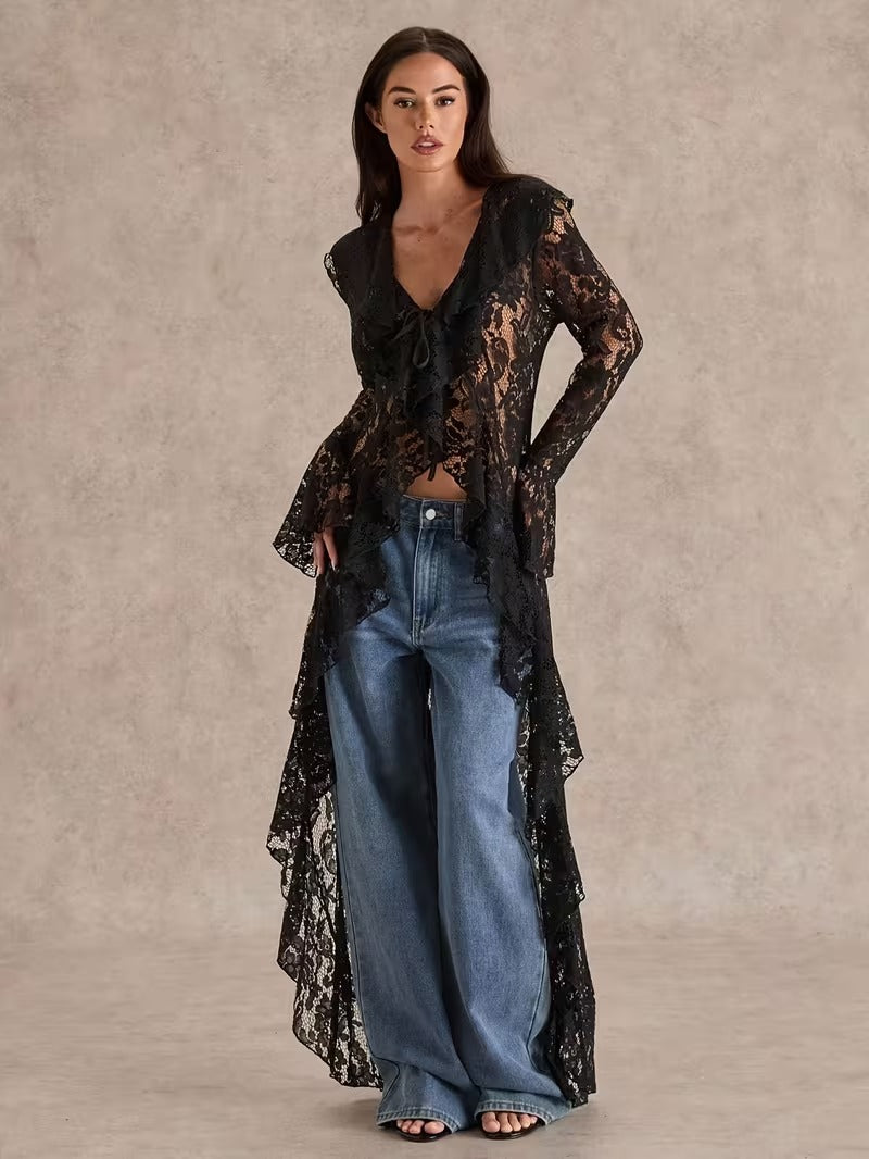 Lace Maxi jacket