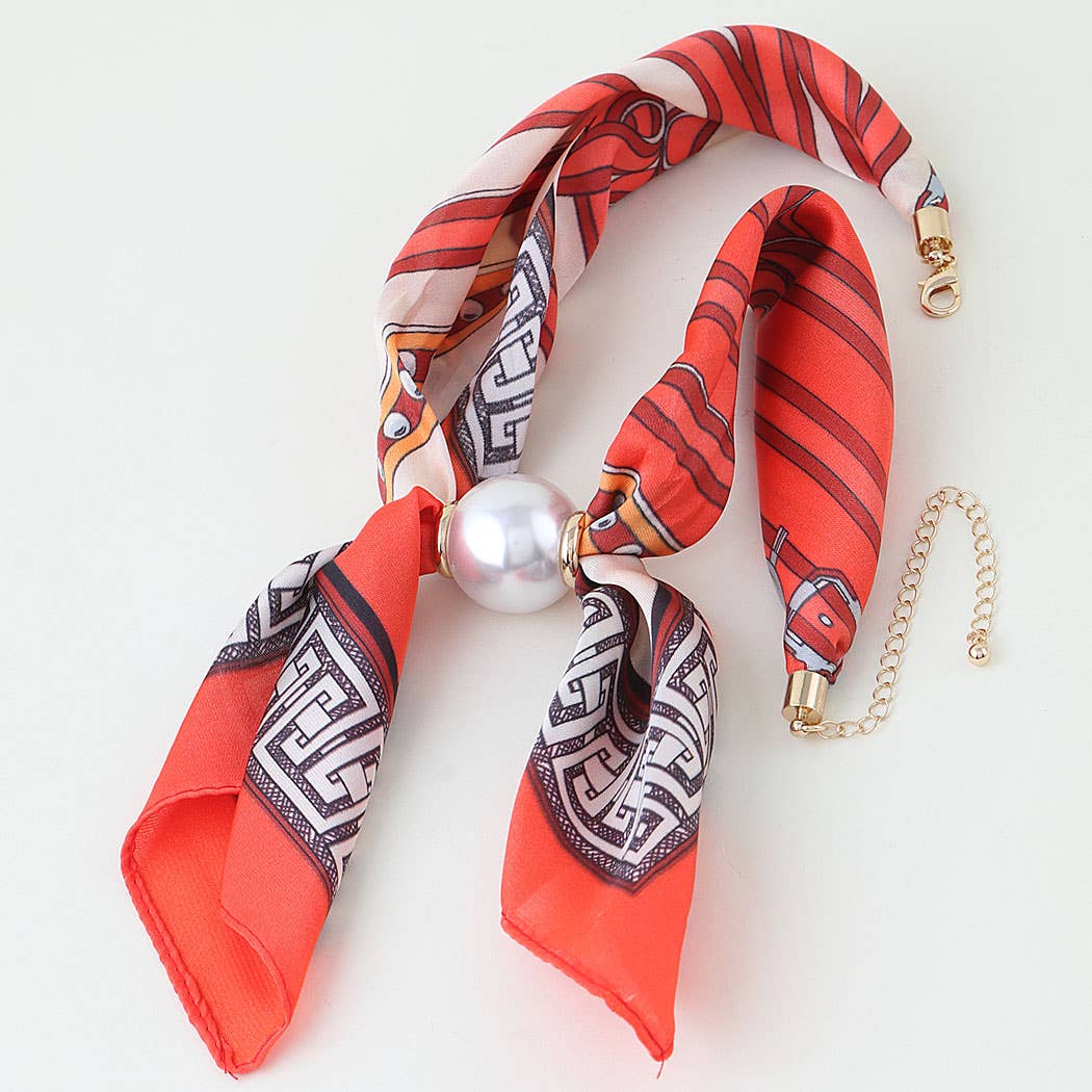 Multi Pattern Silk Scarf