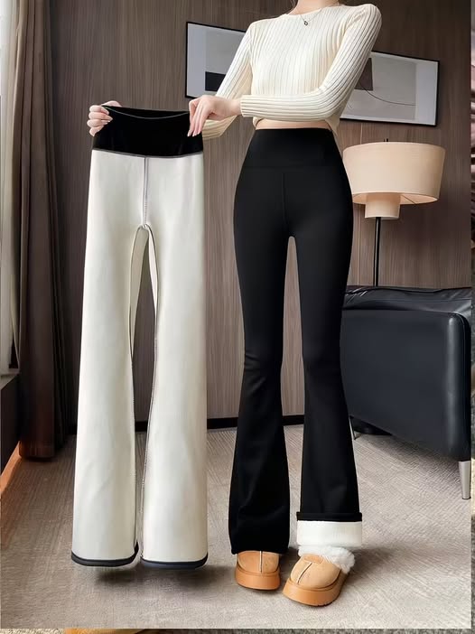 Fleece Bootcut Leggings