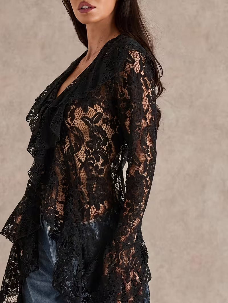 Lace Maxi jacket