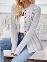 Peplin Pleat Cardi