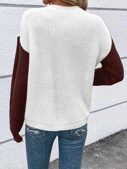 Colorblock With Whipstitching!