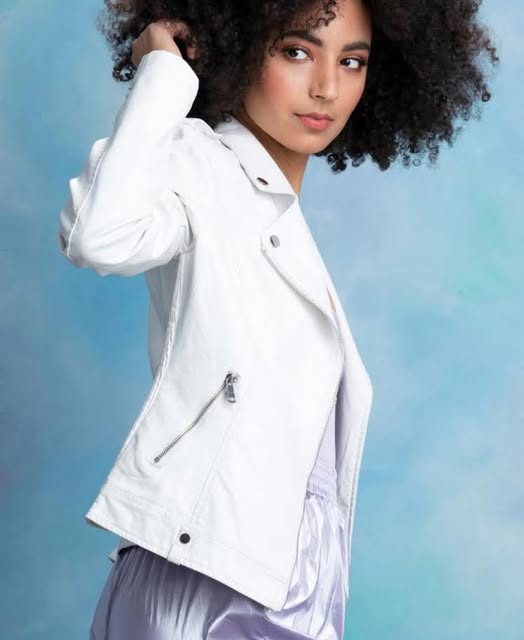 Vegan Leather Zip Jacket
