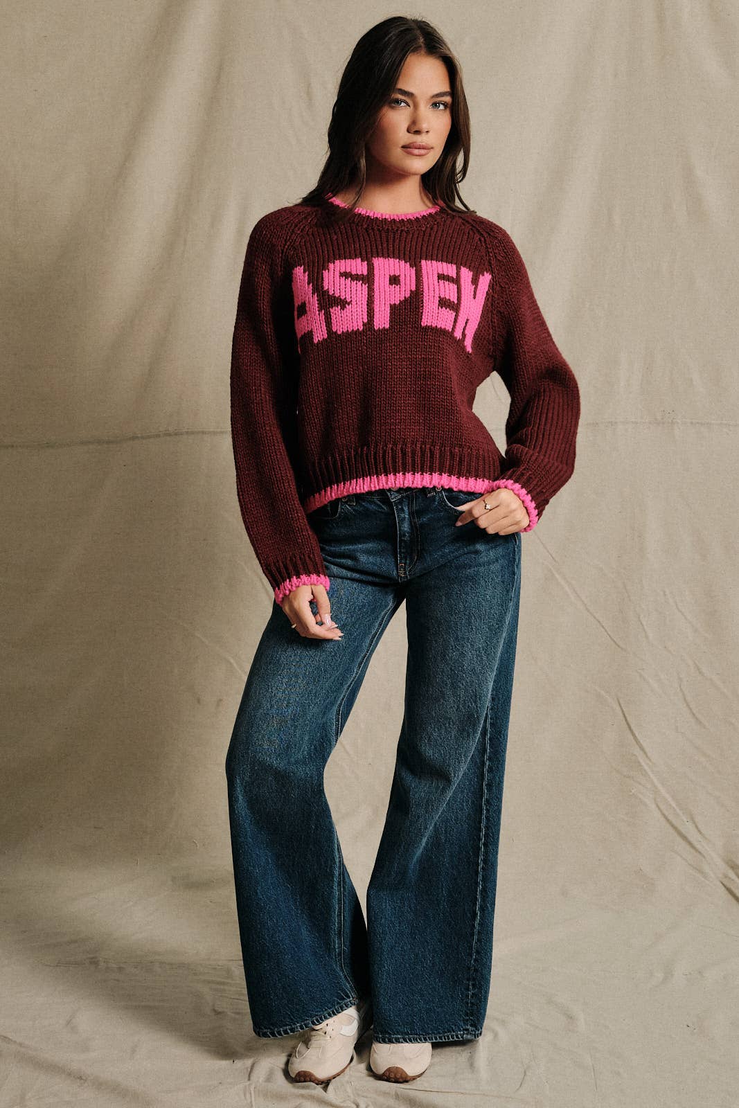 Aspen Graphic Chunky Knit Sweater