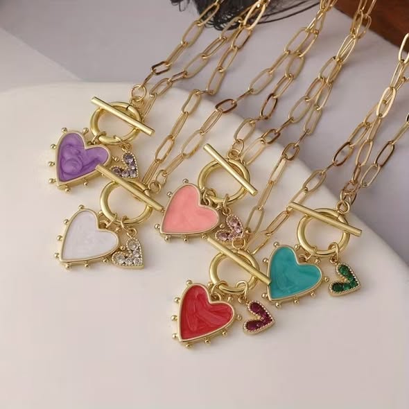Double Heart Necklace