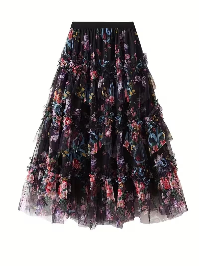 Chiffon Layered Skirt