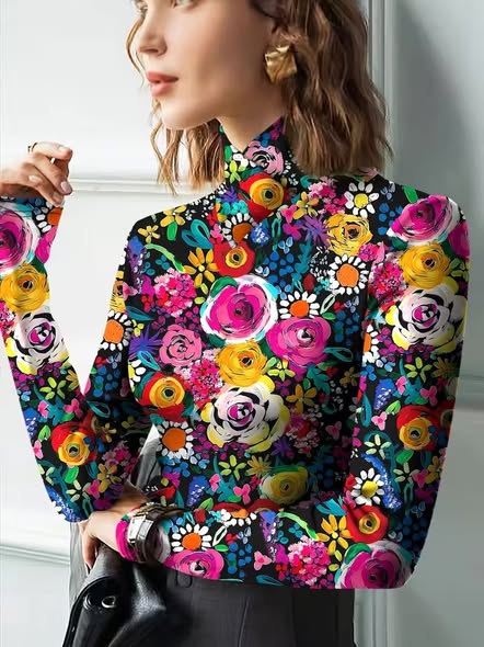 Bright Floral bLOUSE