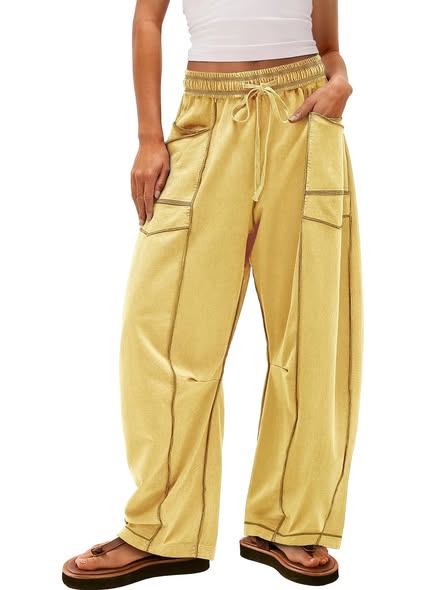 Exposed Stitching Pant