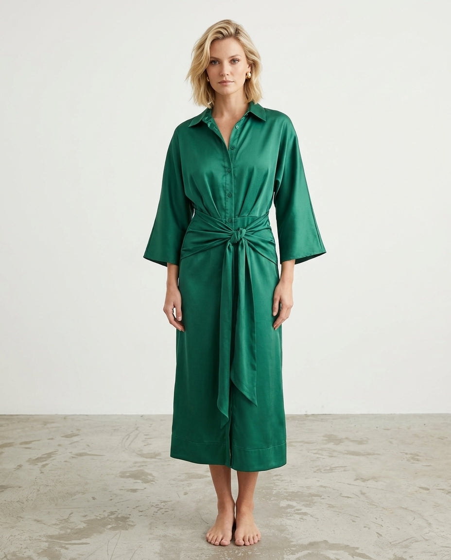 Dress Day Silk Dress