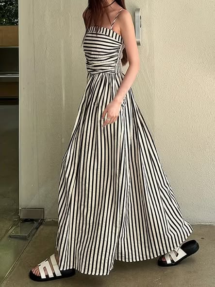 Striped Maxi Dress