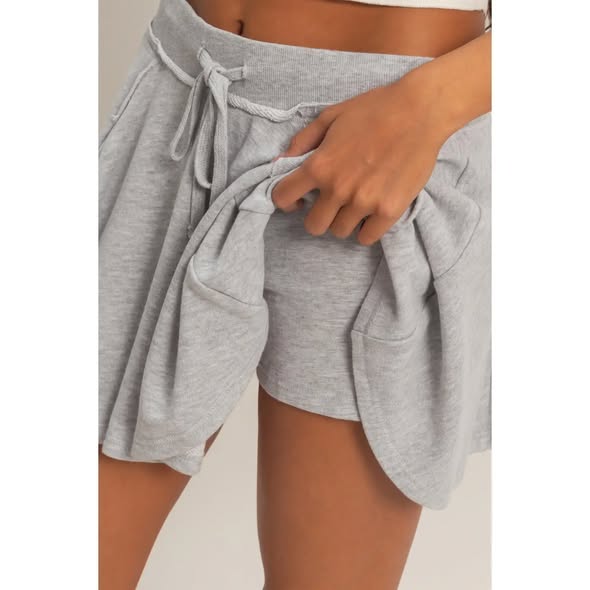 Mineral Washed Skort