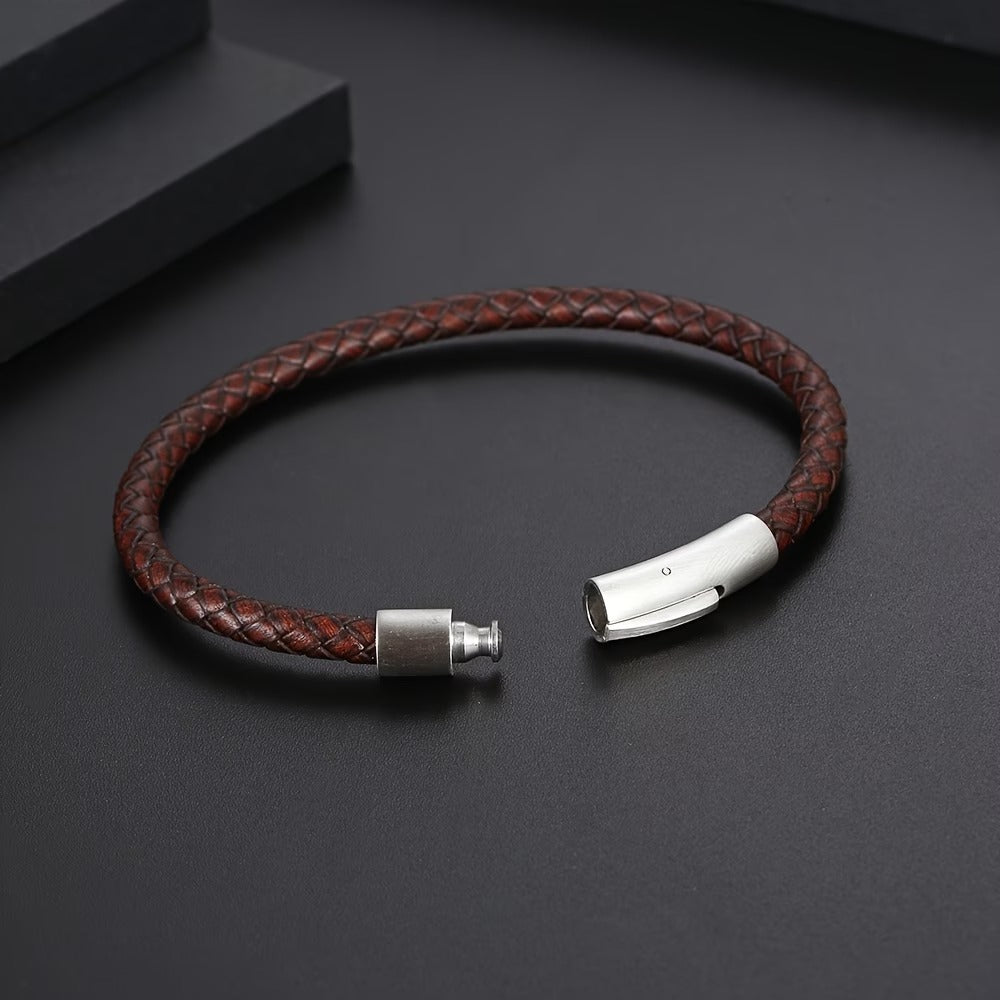Mens Leather Bracelet