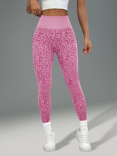 Tummy Control Leopard Leggings