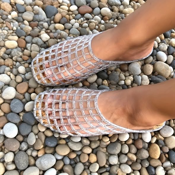 Metallic Jelly Shoes
