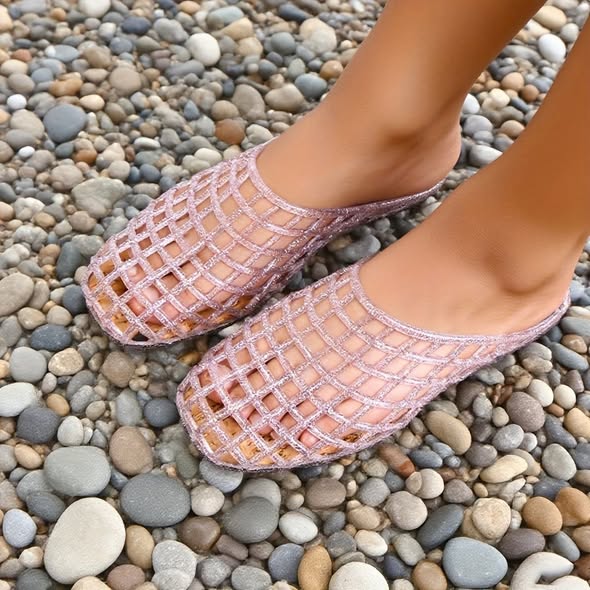 Metallic Jelly Shoes
