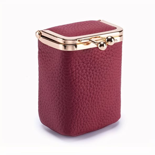 Genuine Leather Lipstick Case